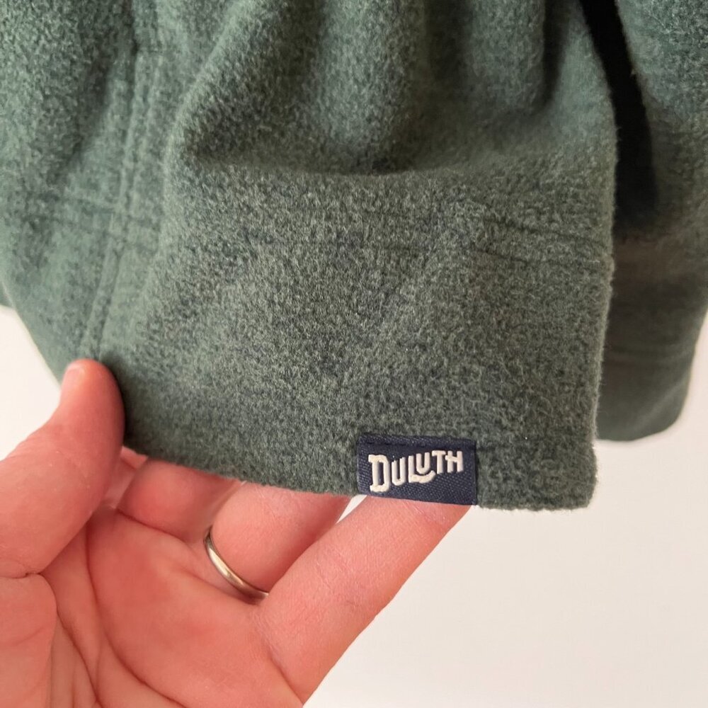 NWT Duluth Trading Co Frost Lake Fleece Full Zip Jacket Green Women's Size XL - Picture 3 of 10